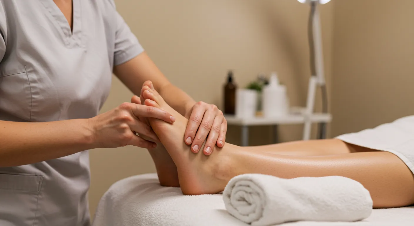 Reflexoterapia em São Paulo com estímulo de pontos reflexos nos pés